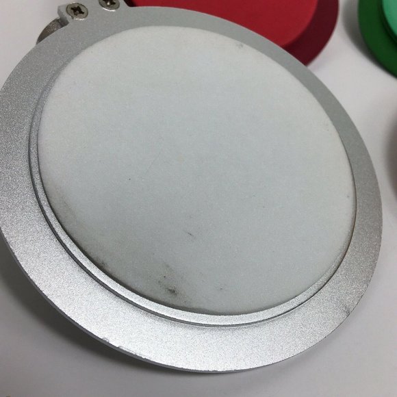 Christmas NOEL Decorative Stacking Drink Coasters Santa Tree Reindeer Tree Metal - Picture 12 of 12